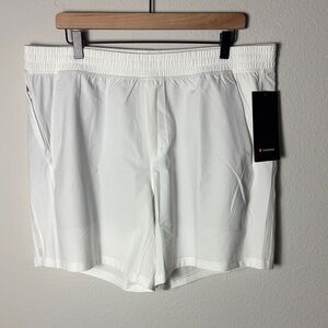 NWT Lululemon Pace Breaker Short 7” Linerless White M7BC5S